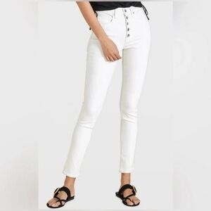 Judy Blue High Rise Skinny Jeans With Button Fly Closure Size 7